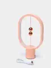 Розовый настольный светильник с магнитами Levitation Lamp