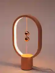Розовый настольный светильник с магнитами Levitation Lamp