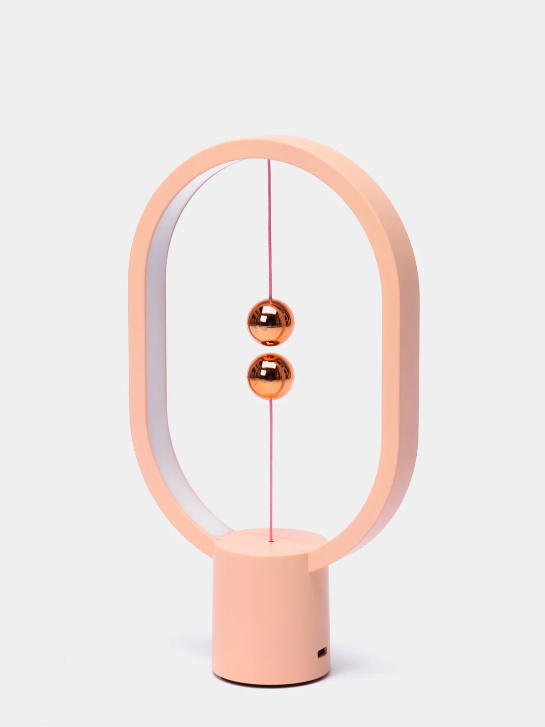 Розовый настольный светильник с магнитами Levitation Lamp