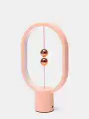 Розовый настольный светильник с магнитами Levitation Lamp