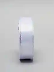 Белый лента атласная с люрексом 25мм, 22 метра