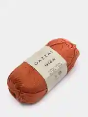 Коричневый пряжа Gazzal Giza 100% Мерсеризованный хлопок 50г 125м