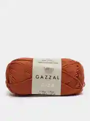 Коричневый пряжа Gazzal Giza 100% Мерсеризованный хлопок 50г 125м