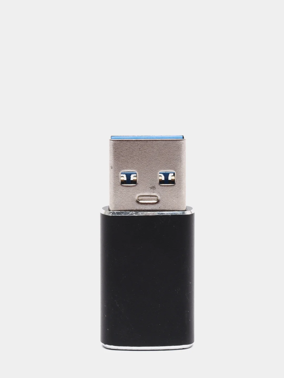 Голубой otg Адаптер переходник с USB Type - C (выход) на USB 2.0 или 3.0 (вход) / отг