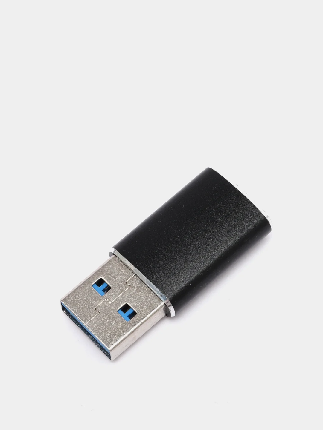 Голубой otg Адаптер переходник с USB Type - C (выход) на USB 2.0 или 3.0 (вход) / отг