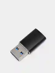 Голубой otg Адаптер переходник с USB Type - C (выход) на USB 2.0 или 3.0 (вход) / отг