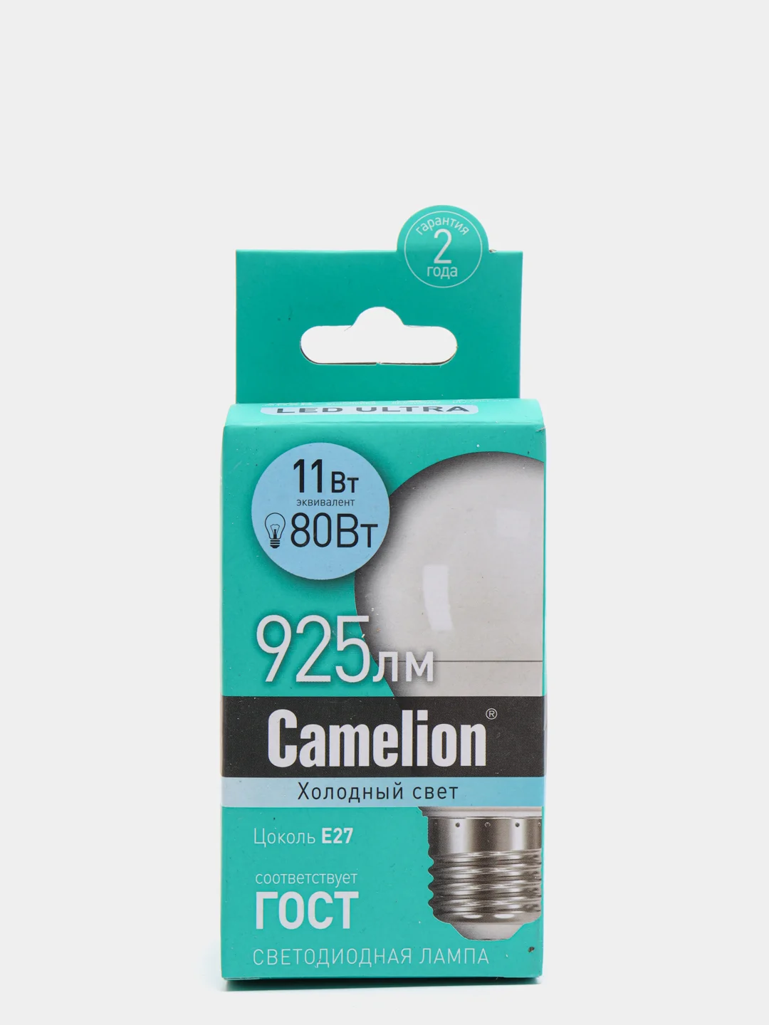 Лампа светодиодная Camelion 11Вт Е27, естественный белый свет