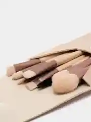 Бежевый кисти для макияжа, набор из 8 штук