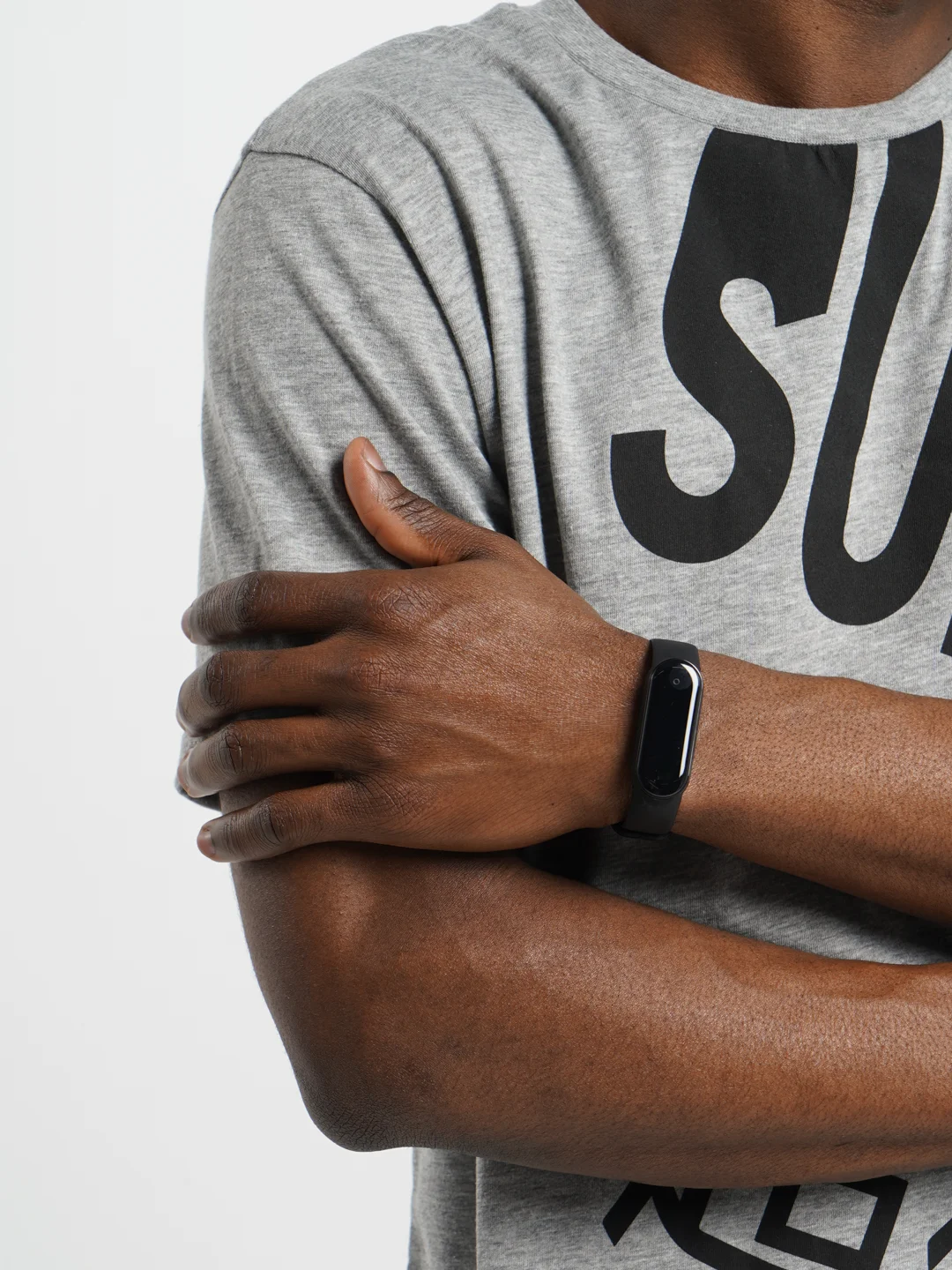 Черный фитнес браслет часы Smart Band M6