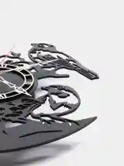 Часы настенные, часы из дерева "Птичка"