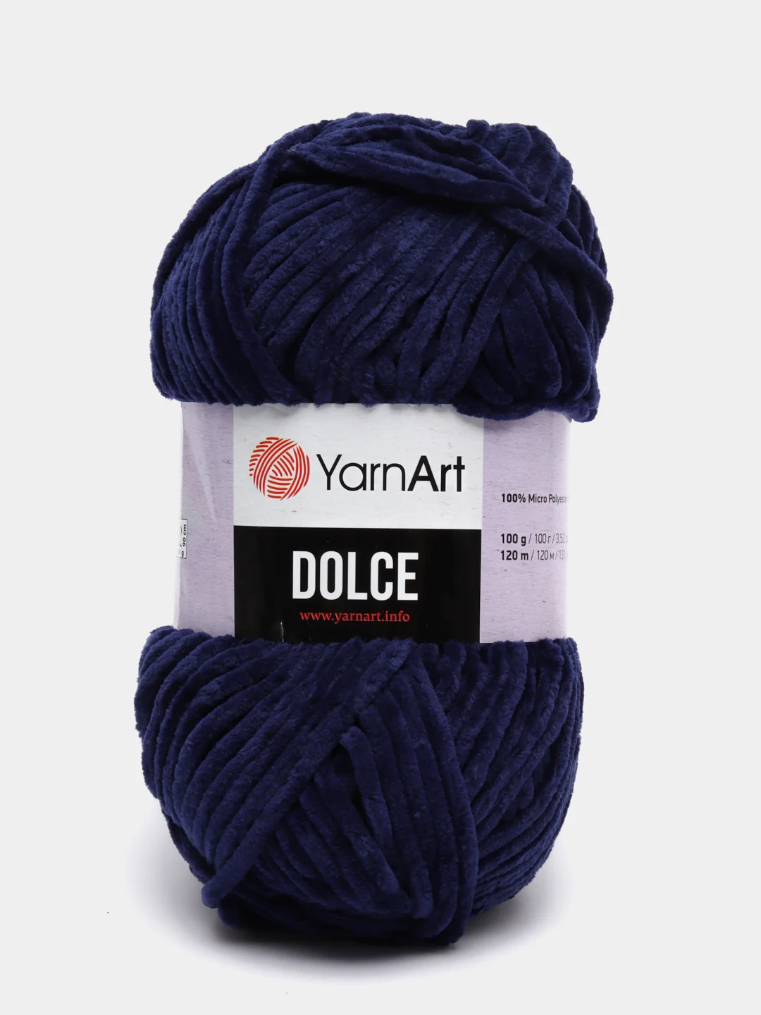 Фиолетовый пряжа плюшевая YarnArt Dolce