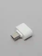 Белый переходник (адаптер) USB (мама) на Micro USB (папа)