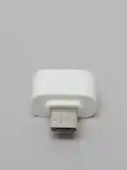 Белый переходник (адаптер) USB (мама) на Micro USB (папа)