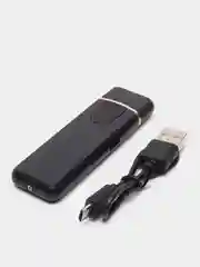 Черный зажигалка электронная USB-прикуриватель сенсорная