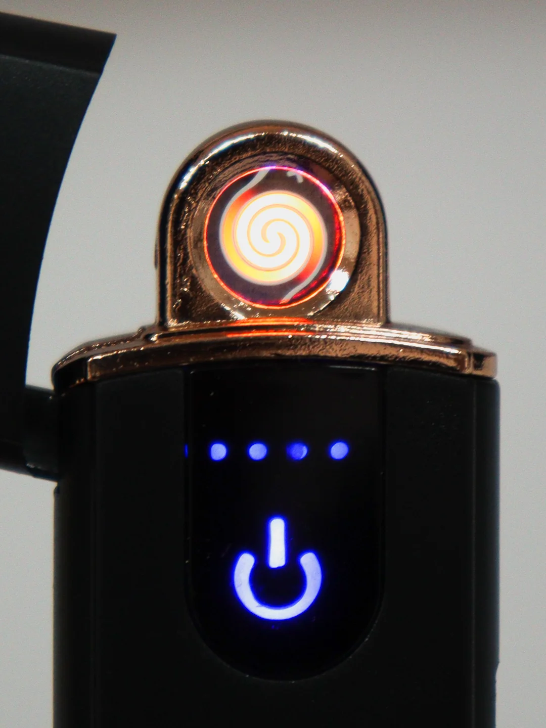 Черный зажигалка электронная USB-прикуриватель сенсорная