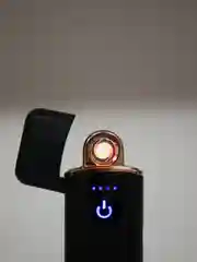 Черный зажигалка электронная USB-прикуриватель сенсорная