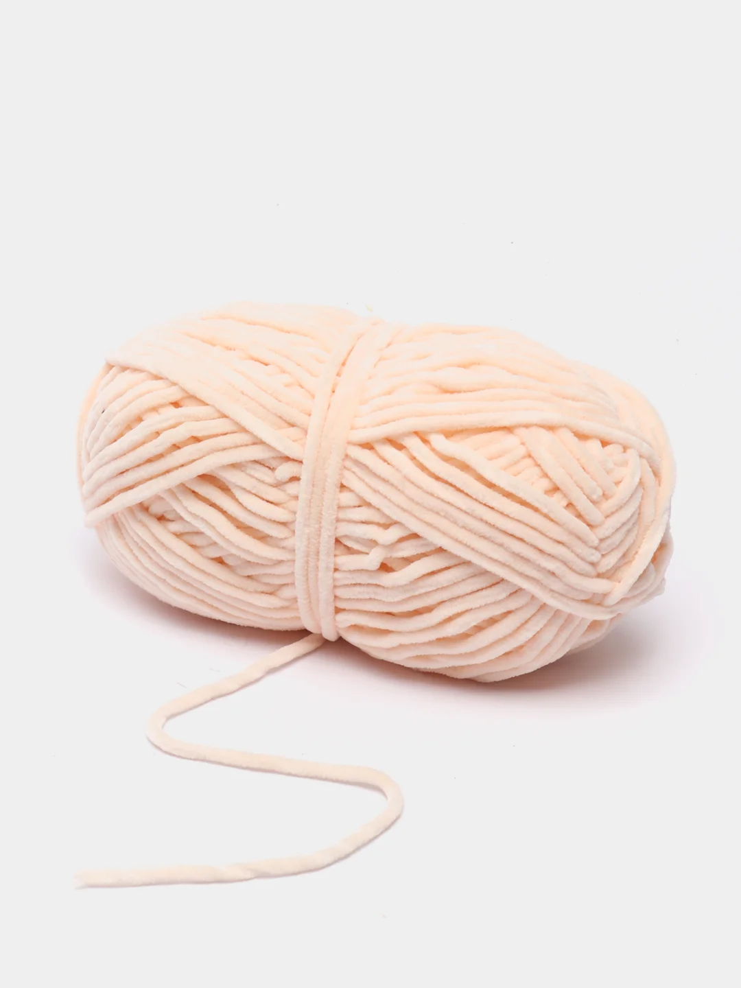 Пудровый пряжа плюшевая YarnArt "Dolce Baby", 100% микрополиэстер, 50 г, 85 м