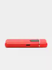 Красный зажигалка электронная USB-прикуриватель сенсорная