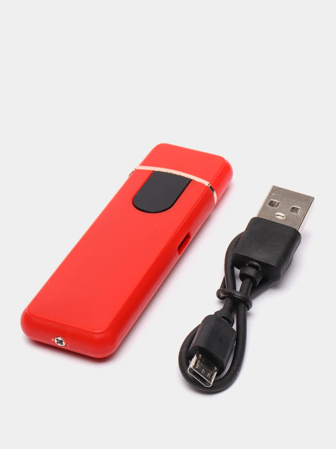 Красный зажигалка электронная USB-прикуриватель сенсорная
