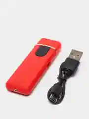 Красный зажигалка электронная USB-прикуриватель сенсорная