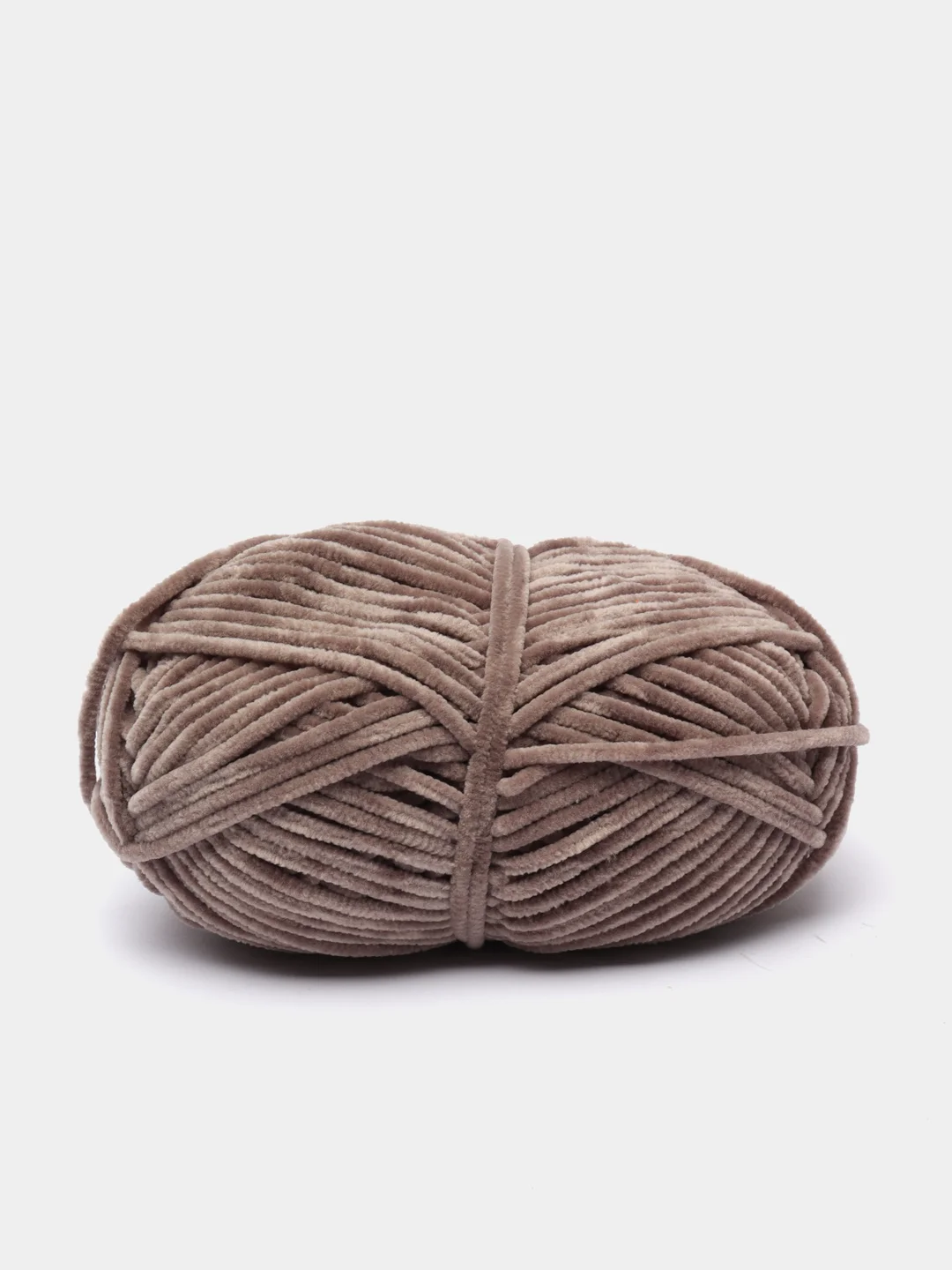 Коричневый пряжа плюшевая YarnArt "Dolce Baby", 100% микрополиэстер, 50 г, 85 м