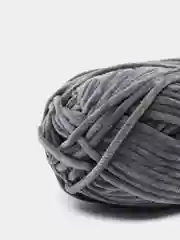 Серый пряжа плюшевая YarnArt "Dolce Baby", 100% микрополиэстер, 50 г, 85 м