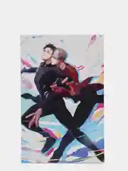 Оливковый открытка поздравительная Аниме, K-pop 12х18,5 см