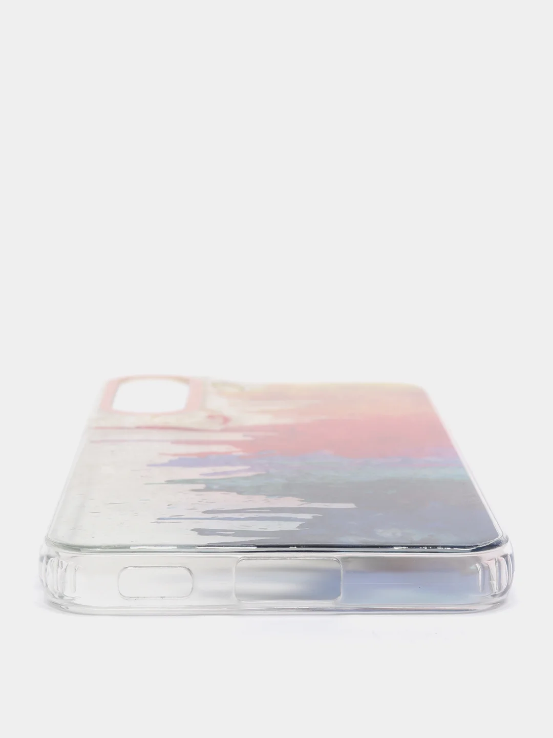 Индиго чехол Samsung Galaxy S22, Самсунг Галакси С22 твердый прозрачный с рисунком