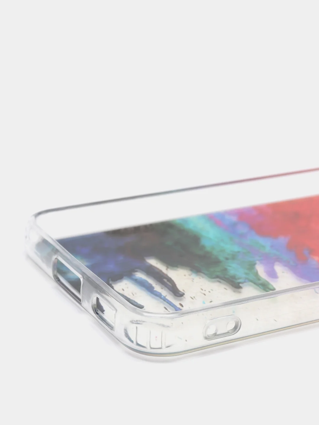 Индиго чехол Samsung Galaxy S22, Самсунг Галакси С22 твердый прозрачный с рисунком