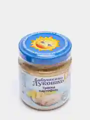 Пюре рыбно-овощное Бабушкино Лукошко треска с картофелем, 8 месяцев, 6 штук по 100 г