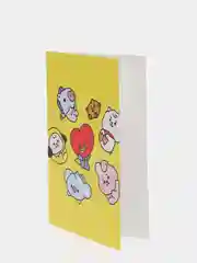 Молочный открытка поздравительная Аниме, K-pop 12х18,5 см