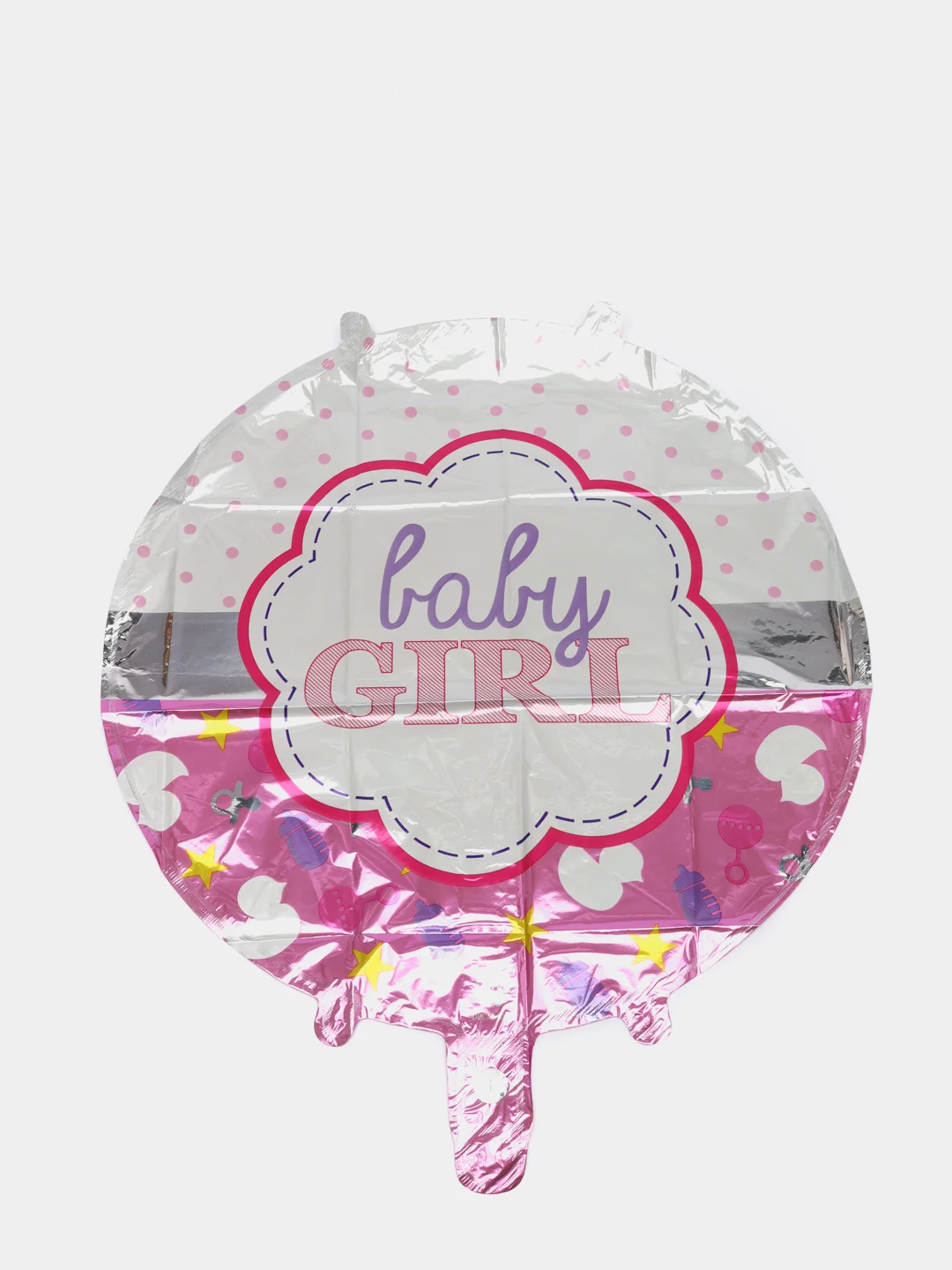 Синий фольгированный воздушный шар. Baby Boy и Baby Girl