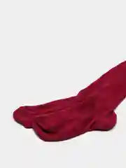 Бордовый колготки детские ясельные, хлопок