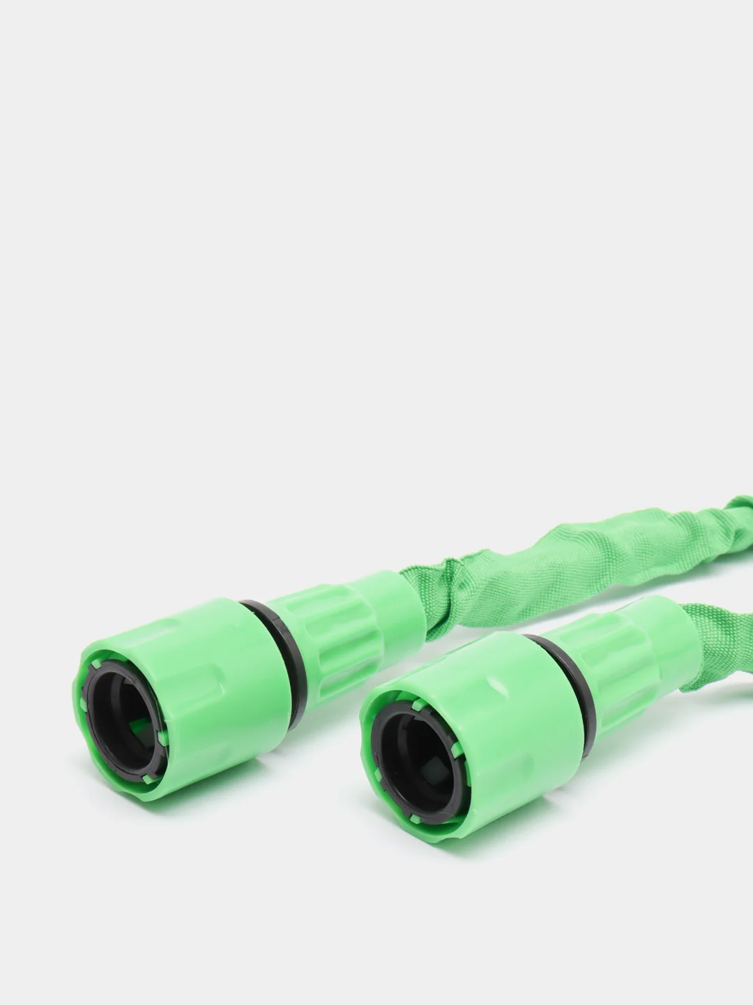 Зеленый шланг садовый Magic Hose для полива, с распылителем, растягивающийся