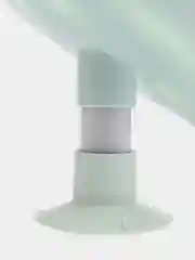 Мятный мыльница лепесток со сливом, на присоске