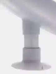 Серый мыльница лепесток со сливом, на присоске