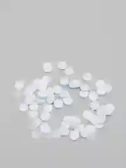 Белый конфетти круглые