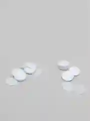Белый конфетти круглые