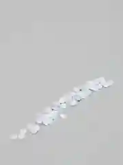 Белый конфетти круглые