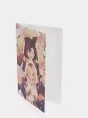 Пурпурный открытка поздравительная Аниме, K-pop 12х18,5 см