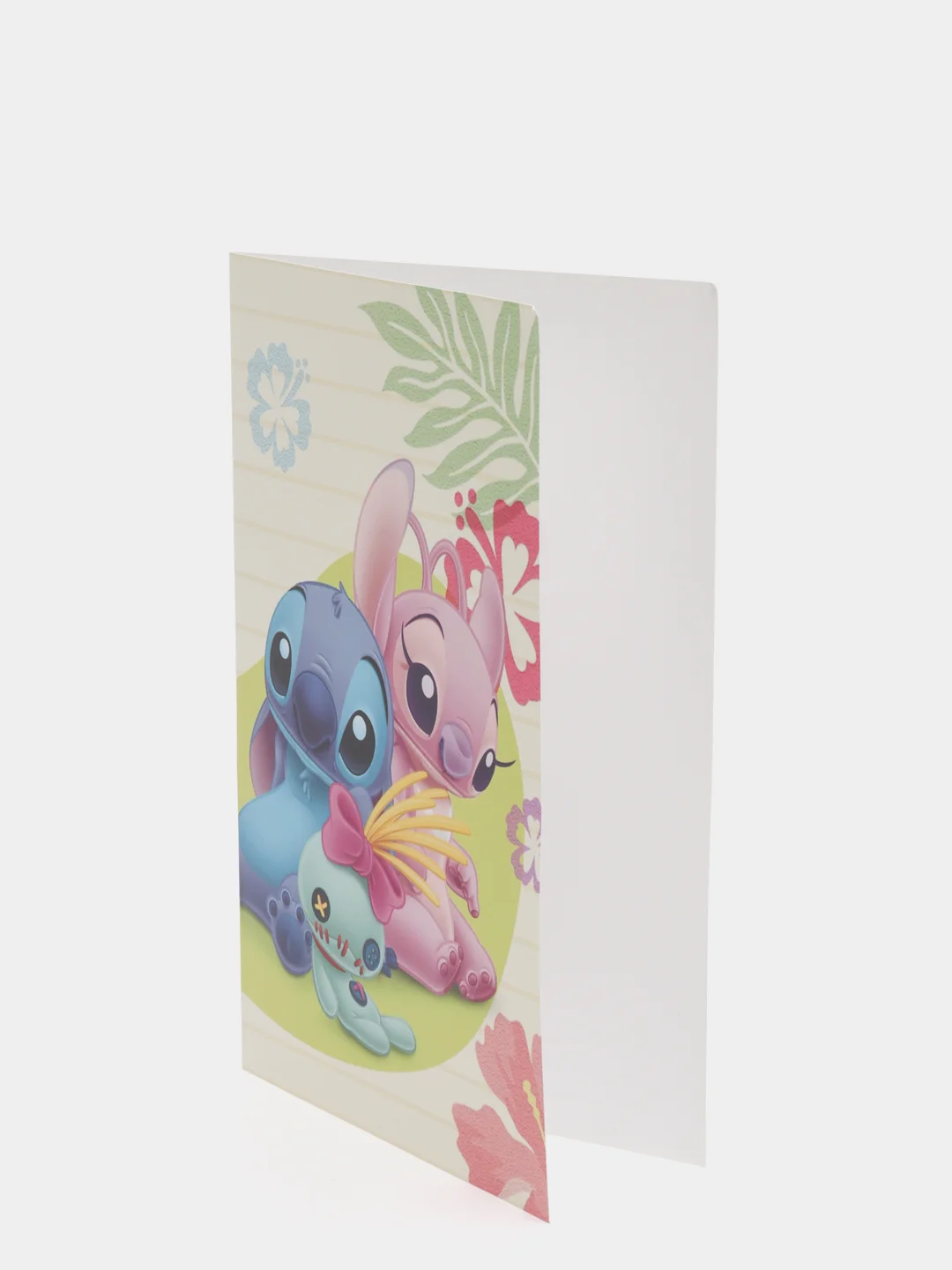 Кораллово-розовый открытка поздравительная Аниме, K-pop 12х18,5 см
