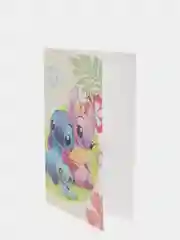 Кораллово-розовый открытка поздравительная Аниме, K-pop 12х18,5 см