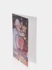 Белый открытка поздравительная Аниме, K-pop 12х18,5 см