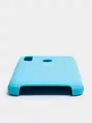 Голубой чехол силиконовый Silicone Cover Case для Samsung Galaxy A6S, M20
