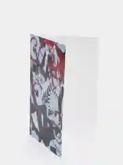 Золотой открытка поздравительная Аниме, K-pop 12х18,5 см