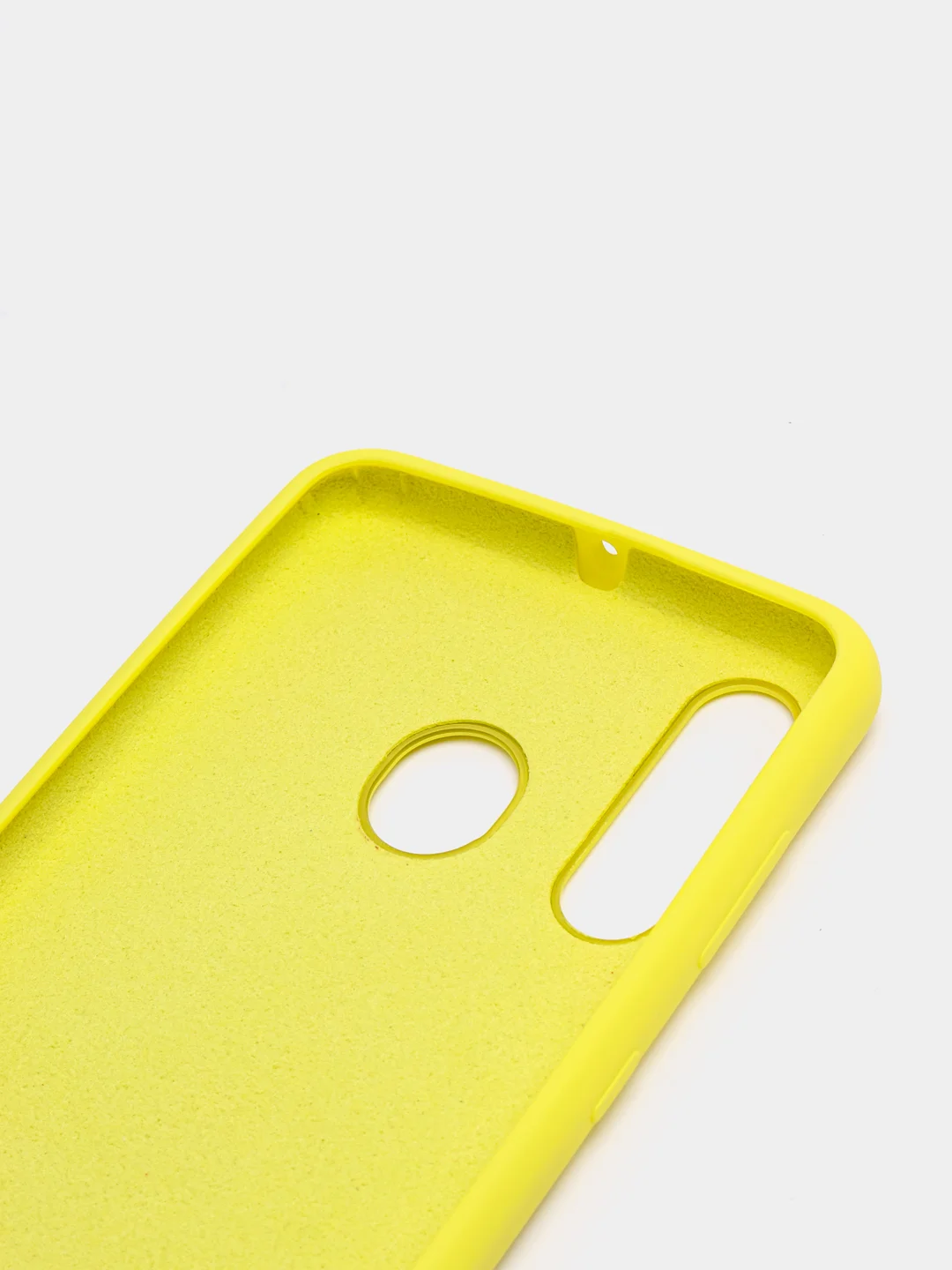 Светло-жёлтый чехол силиконовый Silicone Cover Case для Samsung Galaxy A20S, A60, M40
