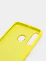Светло-жёлтый чехол силиконовый Silicone Cover Case для Samsung Galaxy A20S, A60, M40