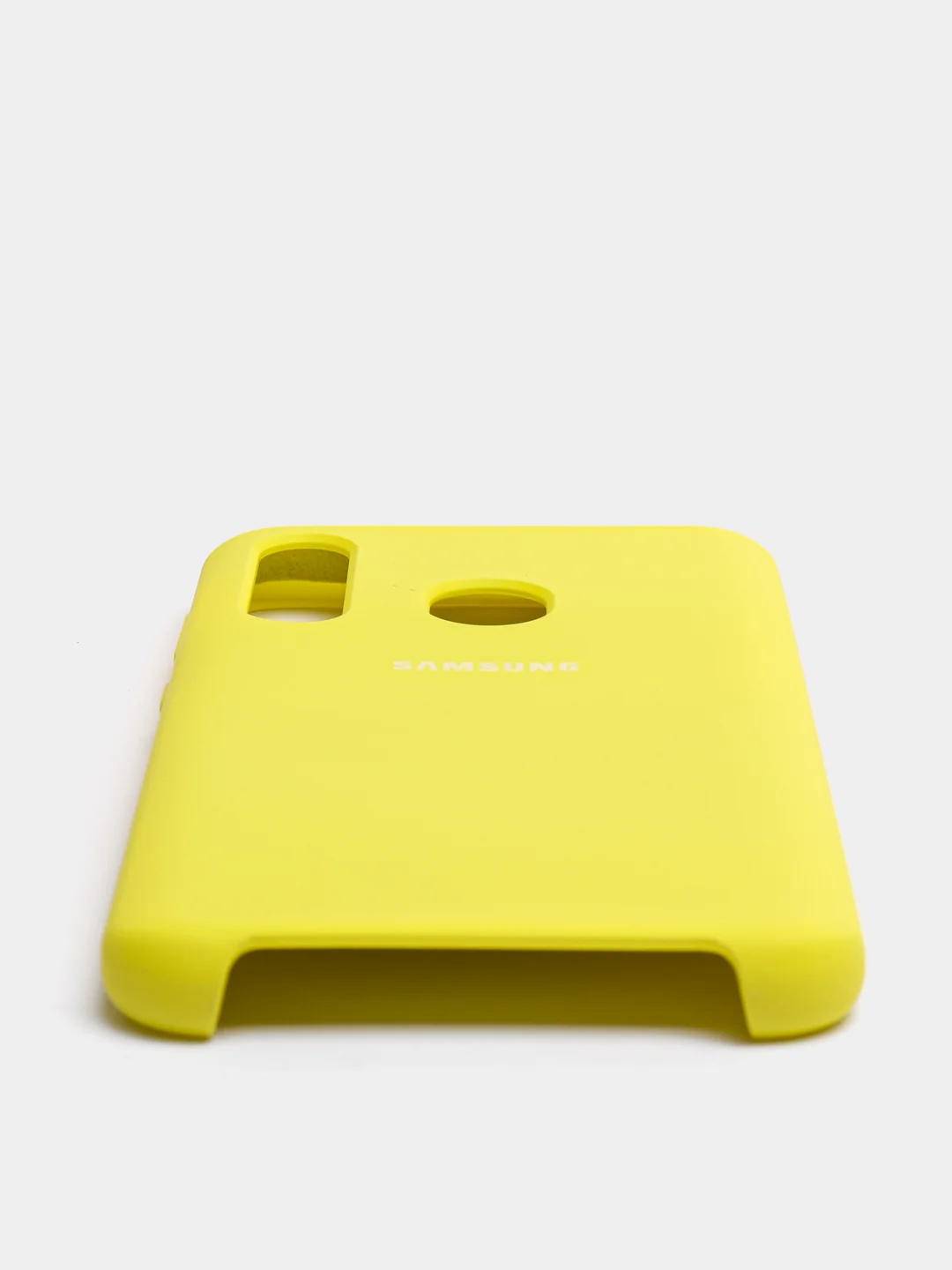 Светло-жёлтый чехол силиконовый Silicone Cover Case для Samsung Galaxy A20S, A60, M40