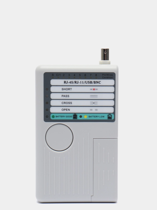 Тестер кабеля Drakat DK-421, RJ45/USB/RJ11/Coaxial