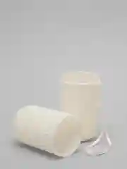 Белый футляр для зубной щетки и пасты, дорожный